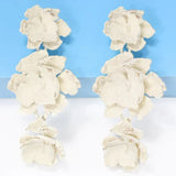 Phyllis Varnish Cvjetne Naušnice Lakirane Sa Sjajem Za Elegantne Prigode I Svakom Stilu