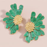 Sibyl Naušnice Sa Polucvjetnim Dizajnom I Elegantnim Cvjetnim Elementom Za Sve Prigode