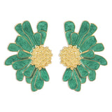 Sibyl Naušnice Sa Polucvjetnim Dizajnom I Elegantnim Cvjetnim Elementom Za Sve Prigode