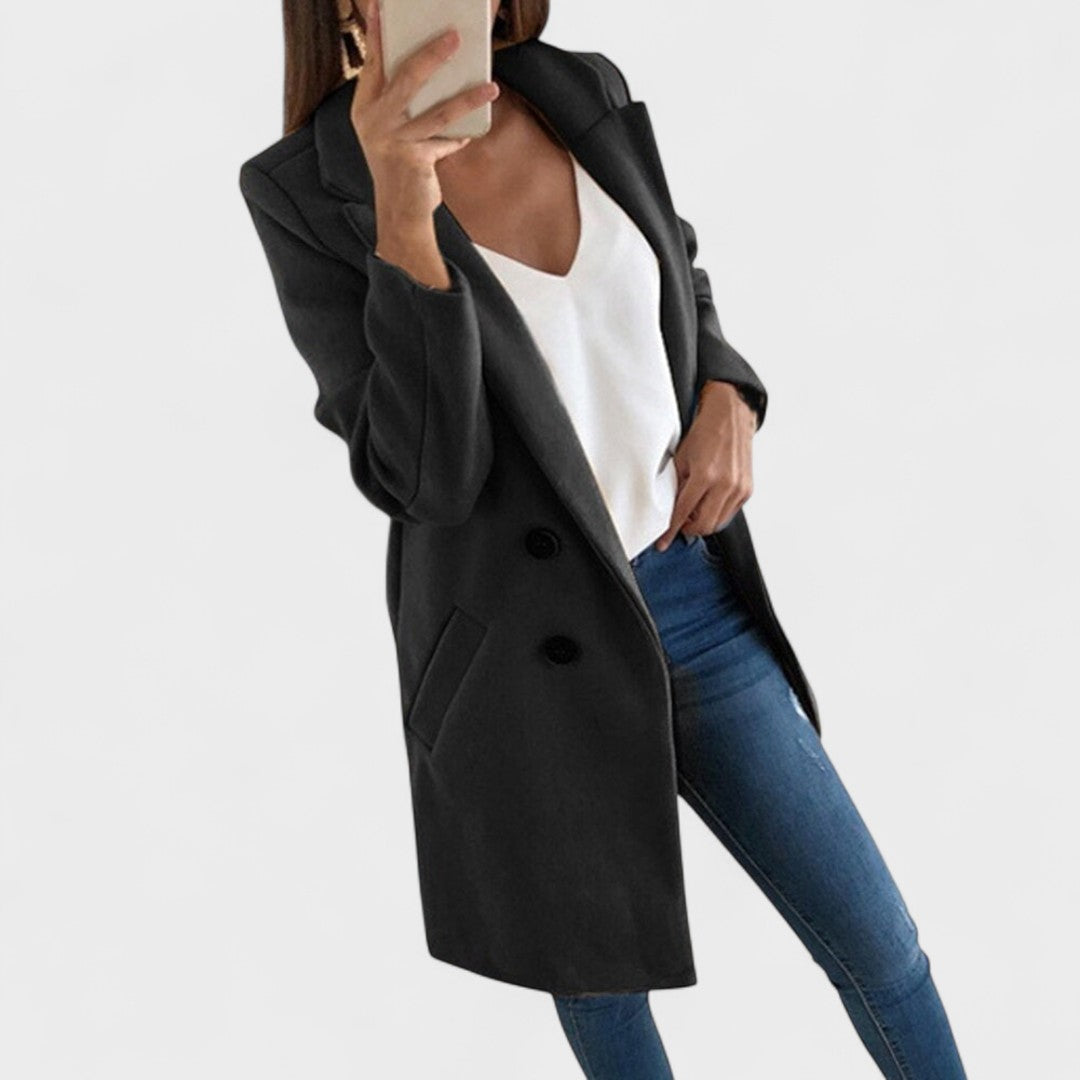 Andreja Pametni Kaput Od Pamuka S Dvama Gumbima Klasičan