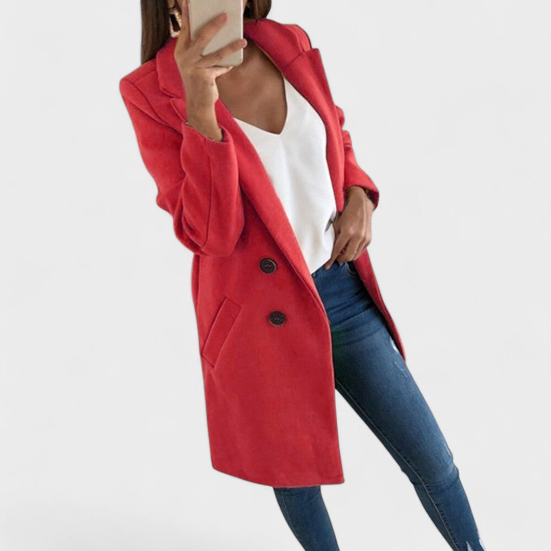 Andreja Pametni Kaput Od Pamuka S Dvama Gumbima Klasičan