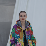 Tayari Luksuzni Kardigan Sa Umjetničkom Inspiracijom