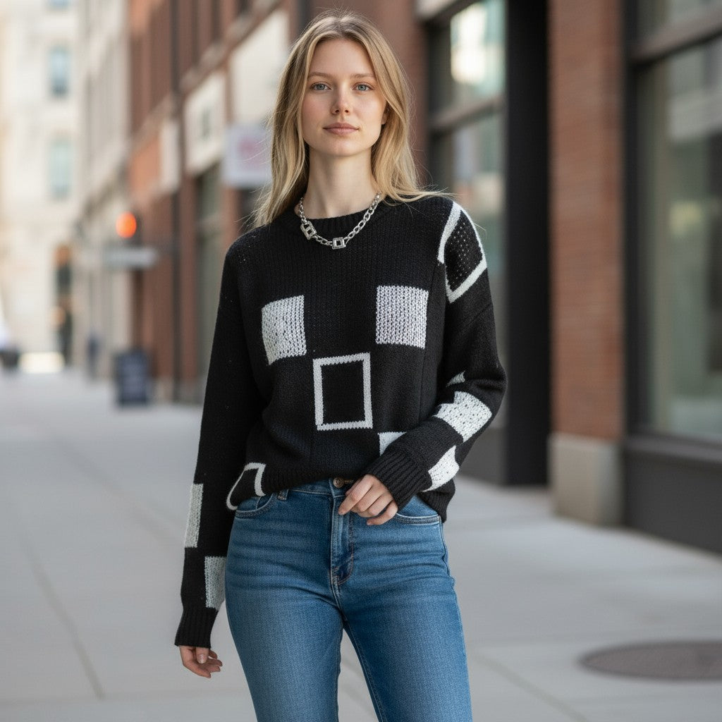 Nova Alica Elegantan i Udoban Džemper Za Svakodnevnu Eleganciju i Bezvremensku Toplinu Za Sve Prilike