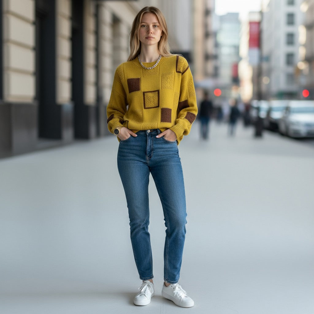 Nova Alica Elegantan i Udoban Džemper Za Svakodnevnu Eleganciju i Bezvremensku Toplinu Za Sve Prilike