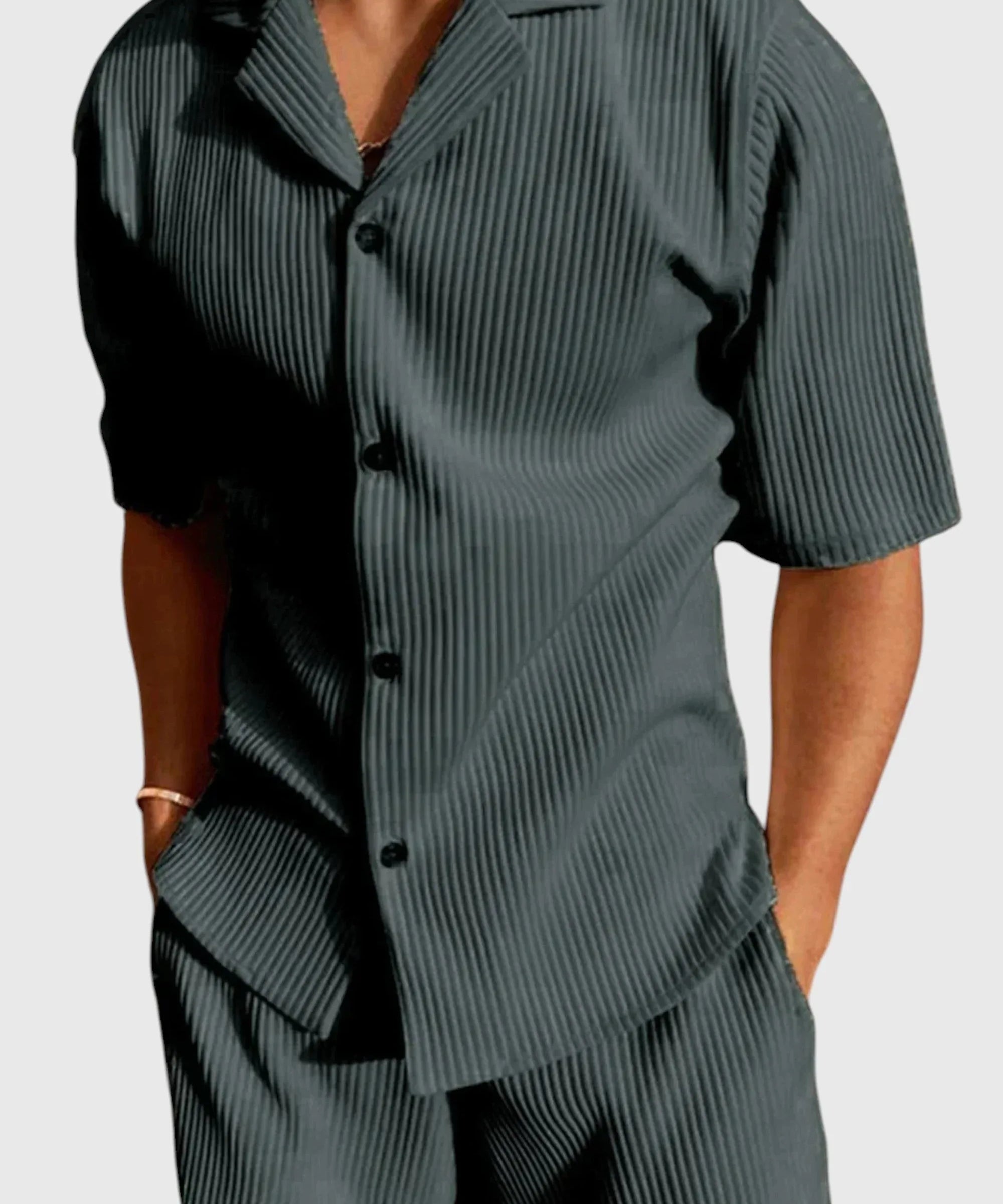 Alejandro | Conjunto con camisa y pantalón corto - Hala Madrid