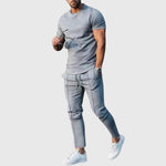 Javier | Conjunto deportivo con camiseta y pantalón elástico - Hala Madrid