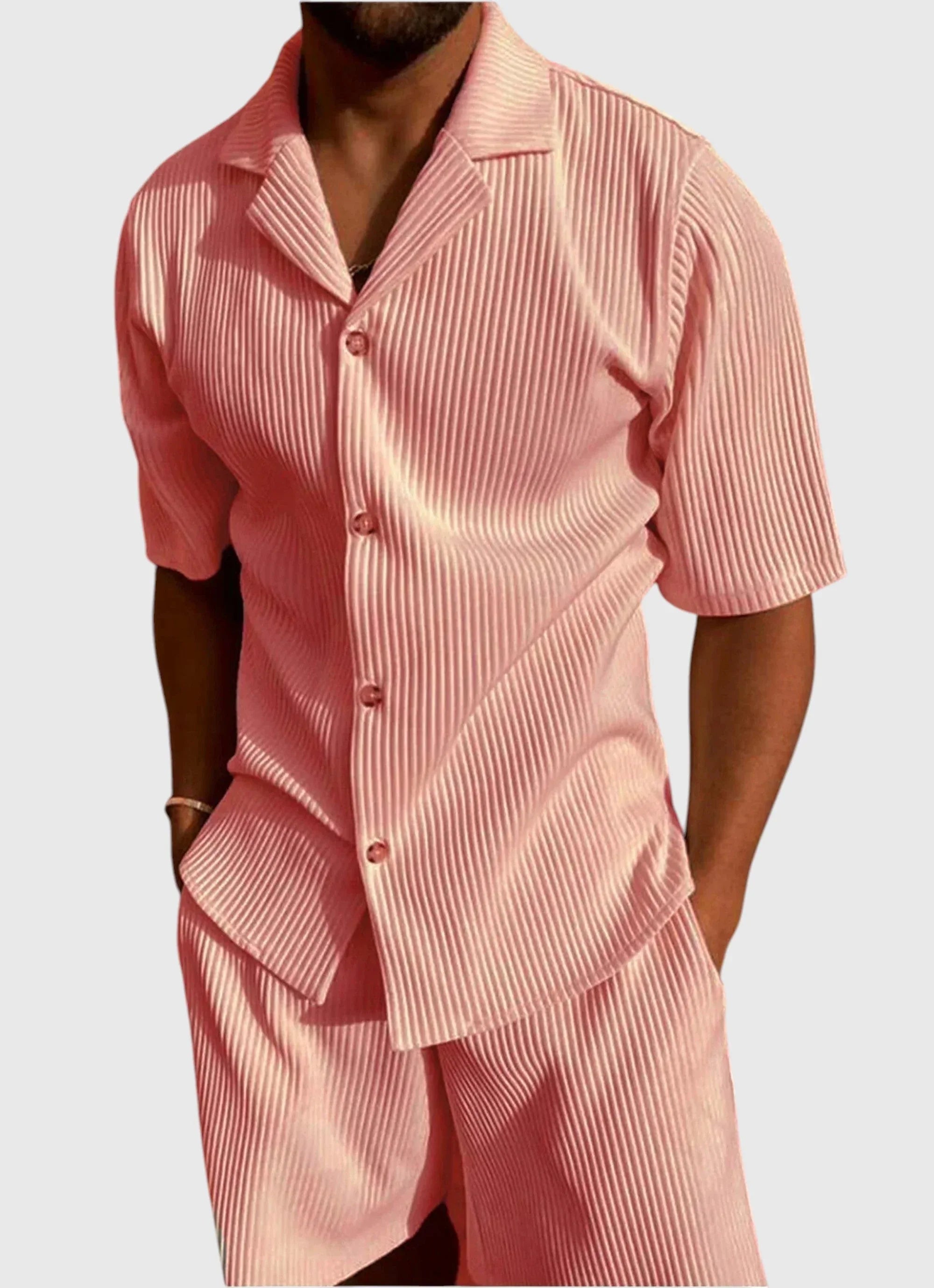 Alejandro | Conjunto con camisa y pantalón corto - Hala Madrid