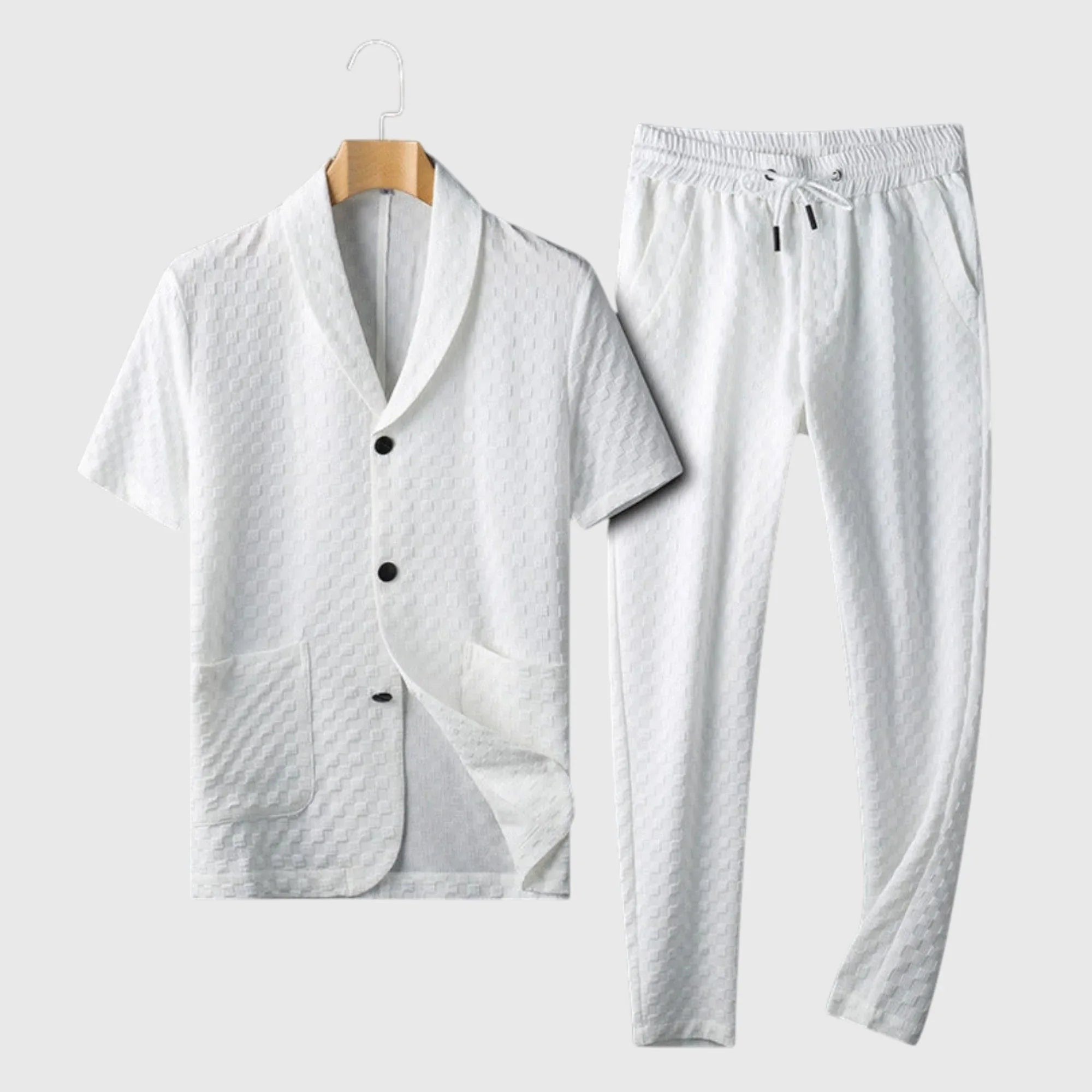 David | Conjunto con camisa y pantalón fresco - Hala Madrid