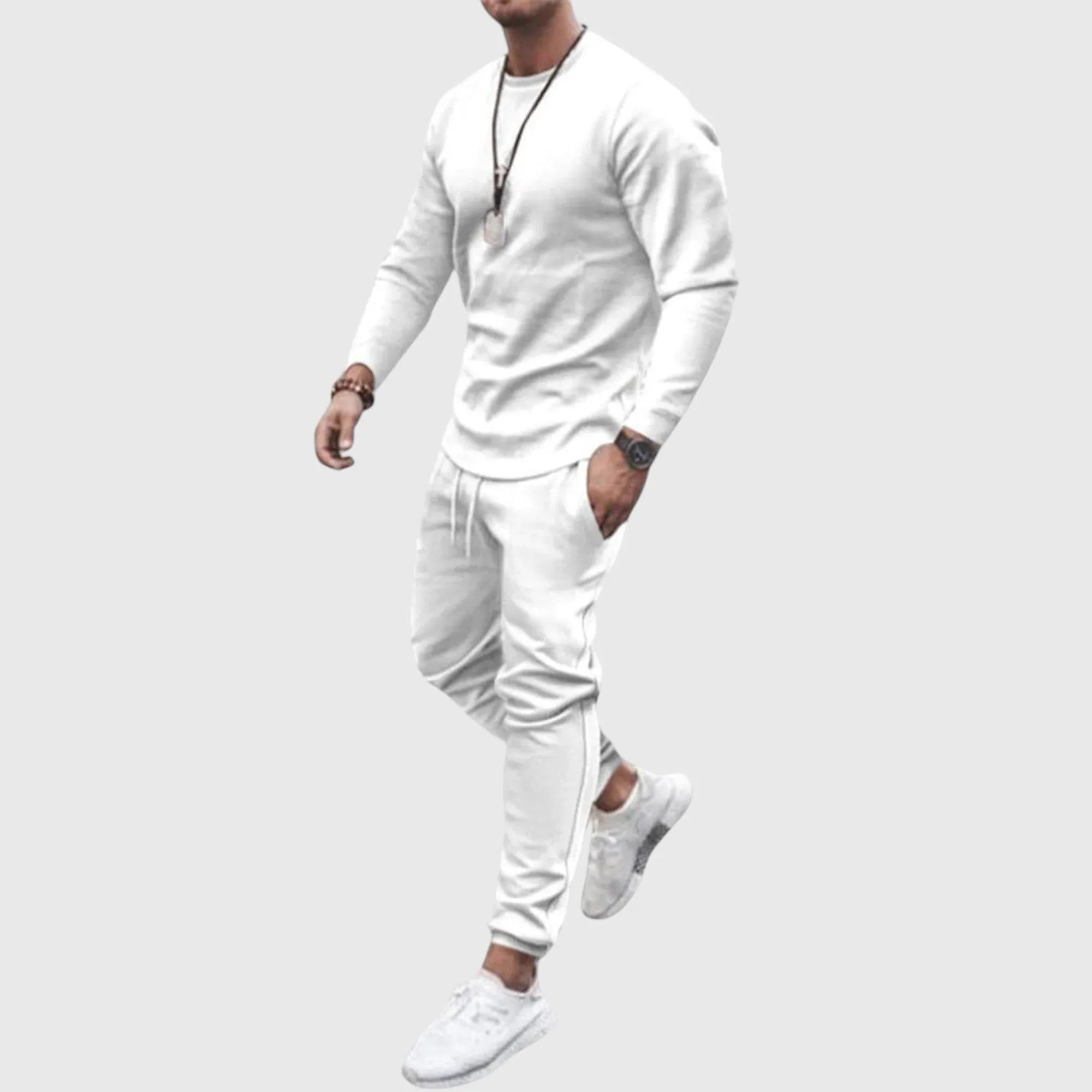 Marcos | Conjunto deportivo con suéter y pantalón - Hala Madrid